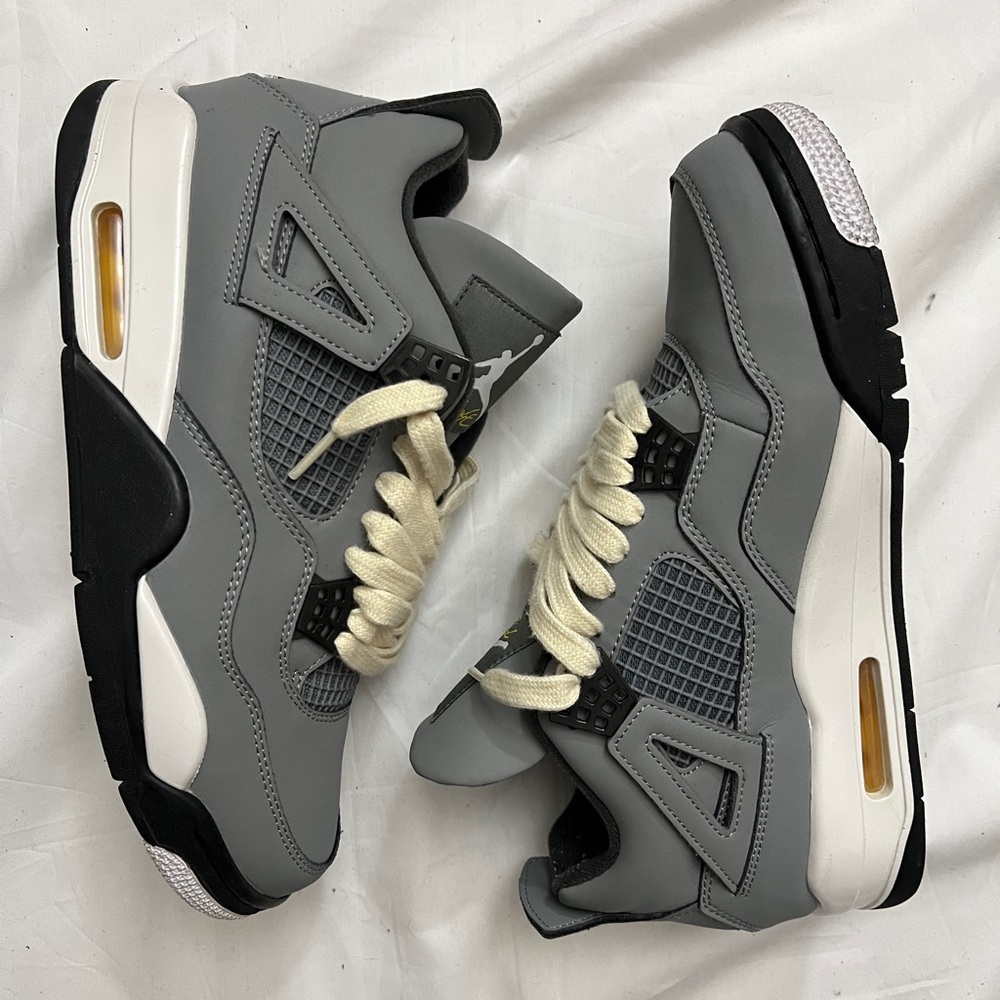 Gray and Black Athletic Sneakers with Air Cushion